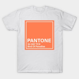 pantone 16-1357 TCX Bird Of Paradise T-Shirt